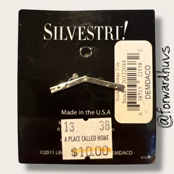 Bundle Sale 3 for $15 | LifeTiles Sock Monkey Pendant by Silvestri! - Picture 4 of 6